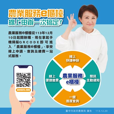 農業服務e櫃檯上線啦！