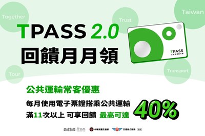 TPASS 2.0回饋月月領